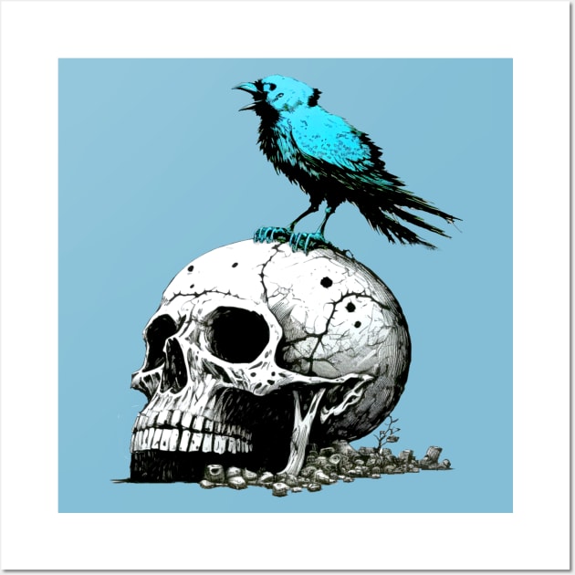 The Blue Bird Social Media is Dead to Me, No. 1 Wall Art by Puff Sumo